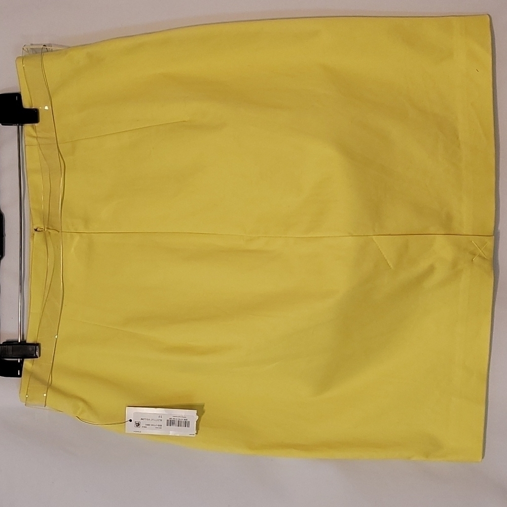𝅺worthington Electric Yellow Belted Skirt - Picture 6 of 9